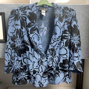Semi sheer bolero shirt / blazer
